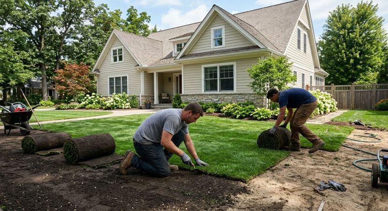 Ryegrass Sod Installation in Ventura County, CA