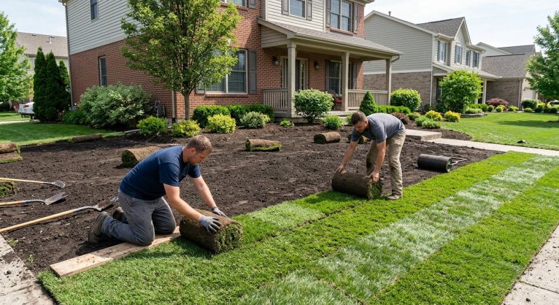 Bentgrass Sod Installation in Rockwall, TX